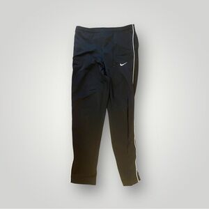 Nike Black Joggers with White Swoosh